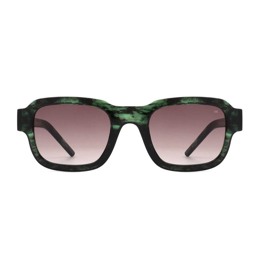 Accessories A.Kjaerbede | Halo Sunglasses Green Marble Transparent