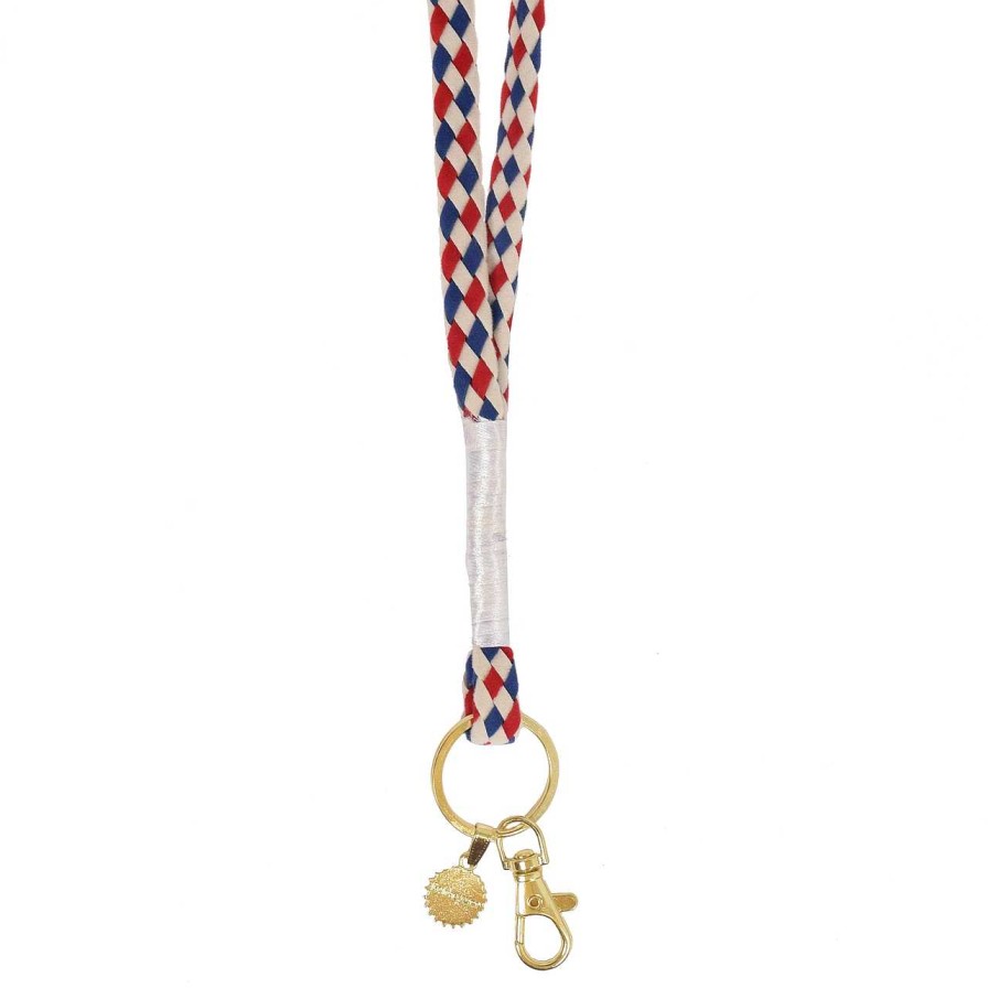 Accessories La Garçonne Accessoires | Lanyard Blue Red White