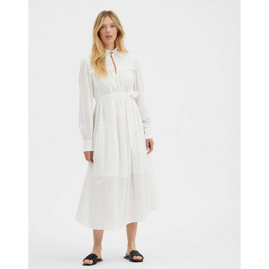 Clothing Selected Femme | Maxa Midi Dress Snow White