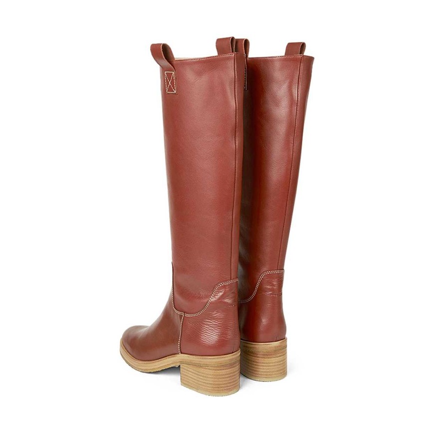 Shoes Angulus | Terracota High Boots