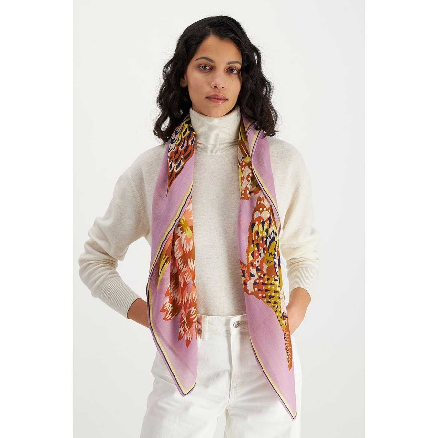 Accessories Inoui Editions | Hulule Carre Scarf Lilac