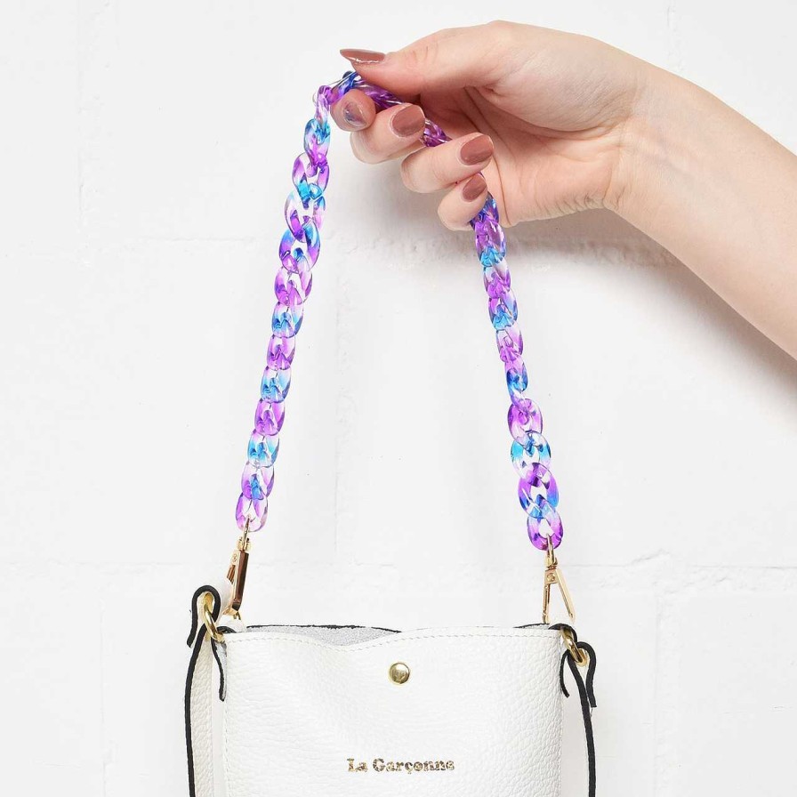 Bags La Garçonne Accessoires | Monroe Mini Bag Chain Viola