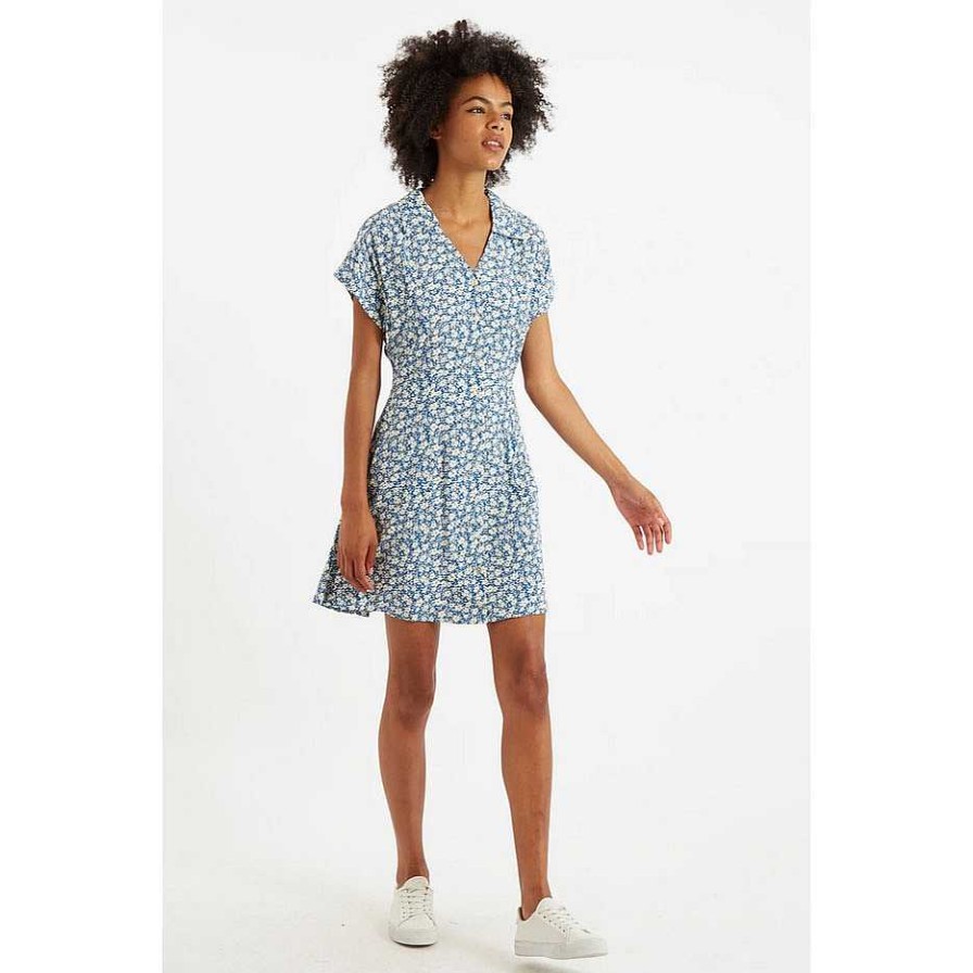 Clothing Louche | Prudence Periwinkle Dress Blue