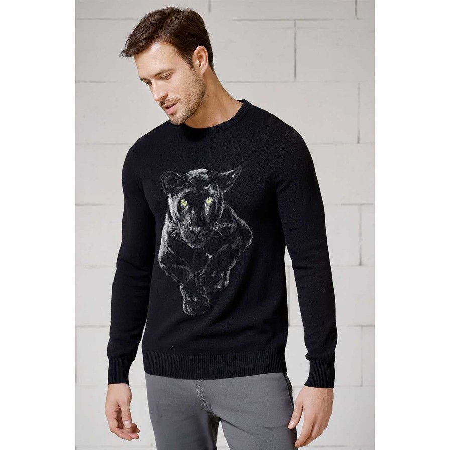 Clothing Nitt Studio | Panthera Knitted Sweater Black