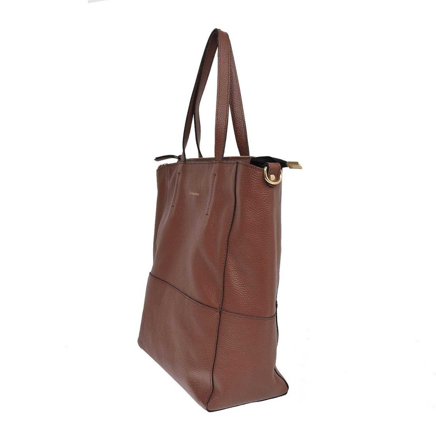 Bags La Garçonne Accessoires | Lucie Business Bag Grizzli