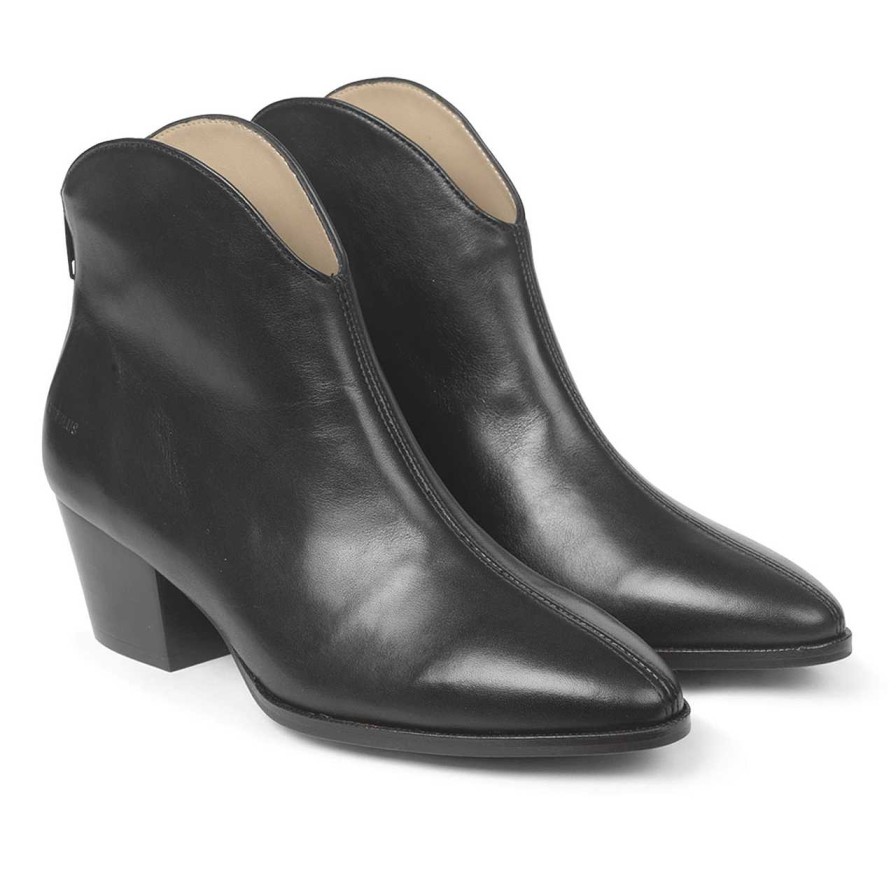 Shoes Angulus | Black Ankle Boots