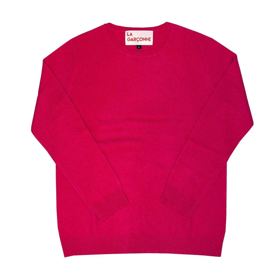 Clothing La Garçonne Vetements | Cantal Knitted Sweater Magenta