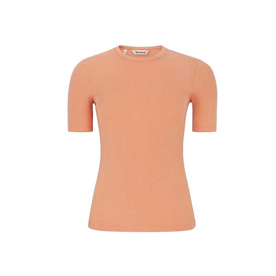 Clothing Soft Rebels | Fenja T-Shirt Coral Reef