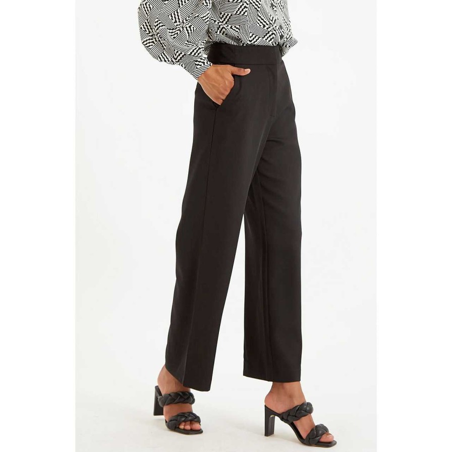 Clothing Louche | Elina Wide Leg Pants Black