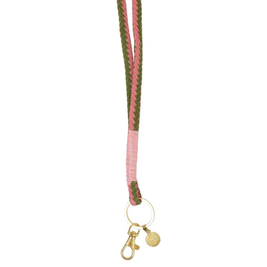 Accessories La Garçonne Accessoires | Olive Pink Lanyard