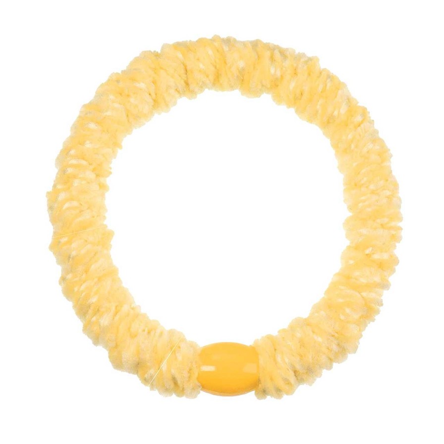 Accessories Voila | Hair Tie Velvet Yellow