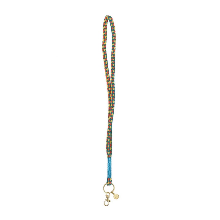 Accessories La Garçonne Accessoires | Lanyard Orange Yellow Turquoise