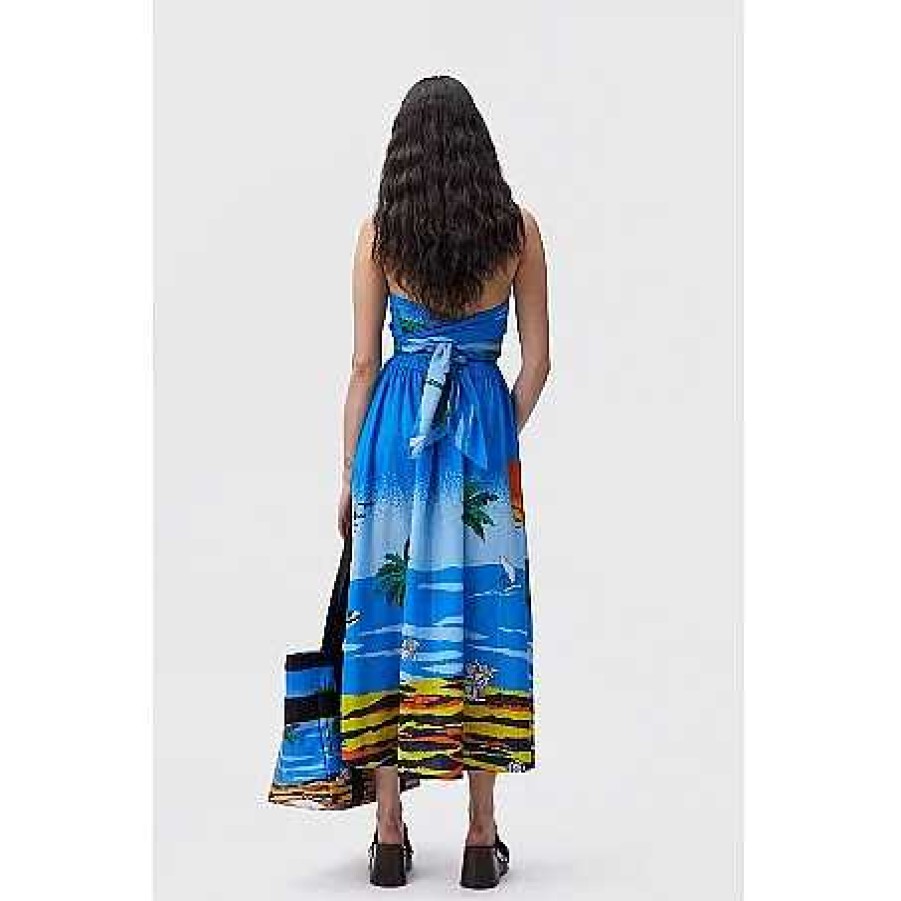 Clothing Ganni | Multifunctional Dress Palm Beach Cloisonn