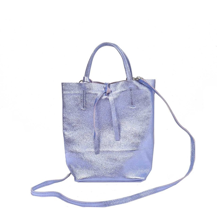 Bags La Garçonne Accessoires | Daphne Bag Metallic Cielo