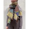 Accessories La Garçonne Accessoires | Kailash Scarf Brown Yellow Green P35