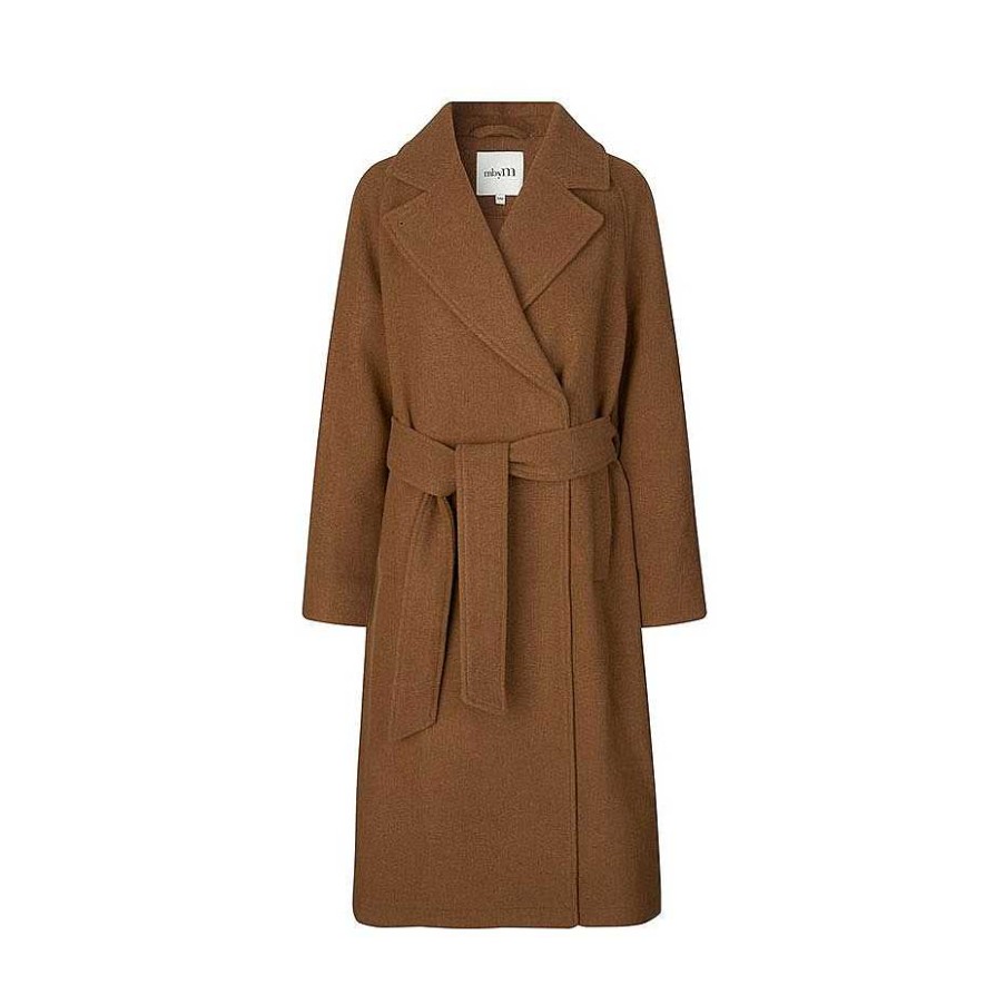 Clothing mbyM | Taibanna Coat Medium Brown Melange