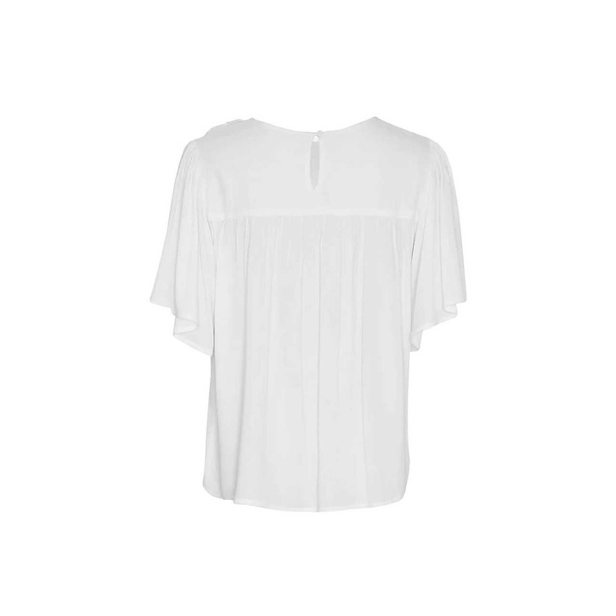 Clothing MSCH Copenhagen | Carlya Blouse Bright White