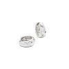 Accessories Philippa Studios | Dome Trio Hoops Small Earrings White Silver