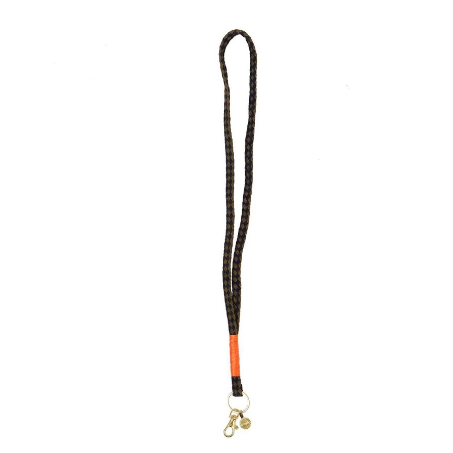 Accessories La Garçonne Accessoires | Lanyard Olive Navy