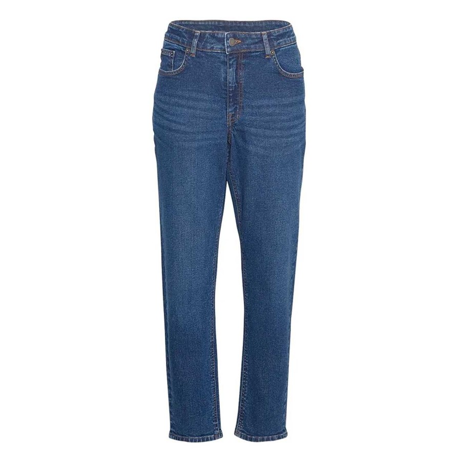 Clothing MSCH Copenhagen | Evolet Rikka Ankle Jeans Mid Blue