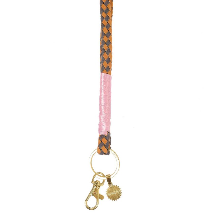 Accessories La Garçonne Accessoires | Lanyard Orange Gray