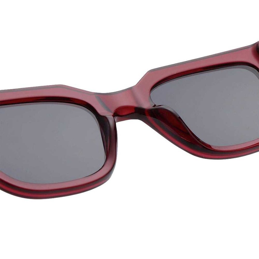 Accessories A.Kjaerbede | Kaws Sunglasses Burgundy Transparent