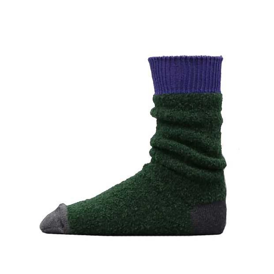 Accessories Decka | Alpaca Boucle Socks Green