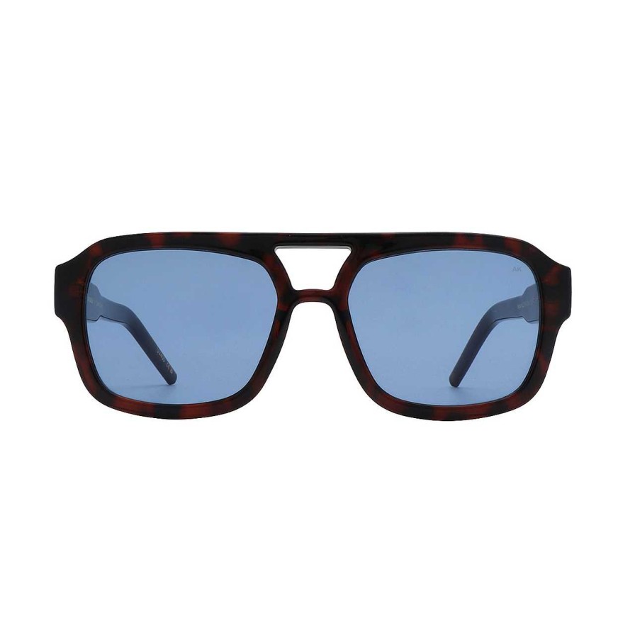 Accessories A.Kjaerbede | Kaya Sunglasses Demi Tortoise Blue Lens