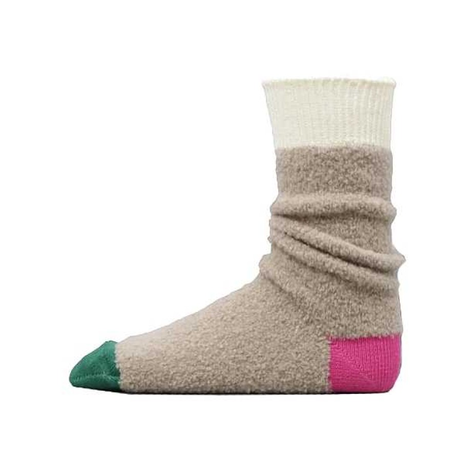 Accessories Decka | Alpaca Boucle Socks Beige