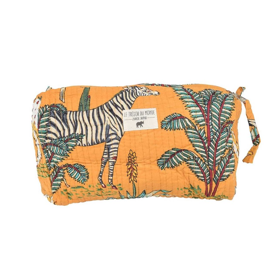 Bags Le Trésor Du Monde | Jungle Large Necessaire Yellow