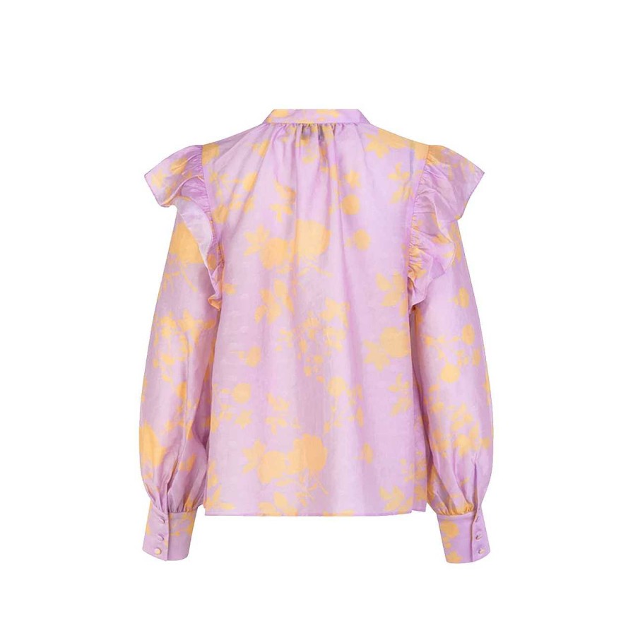 Clothing Second Female | Lyna Blouse Orchid Bloom