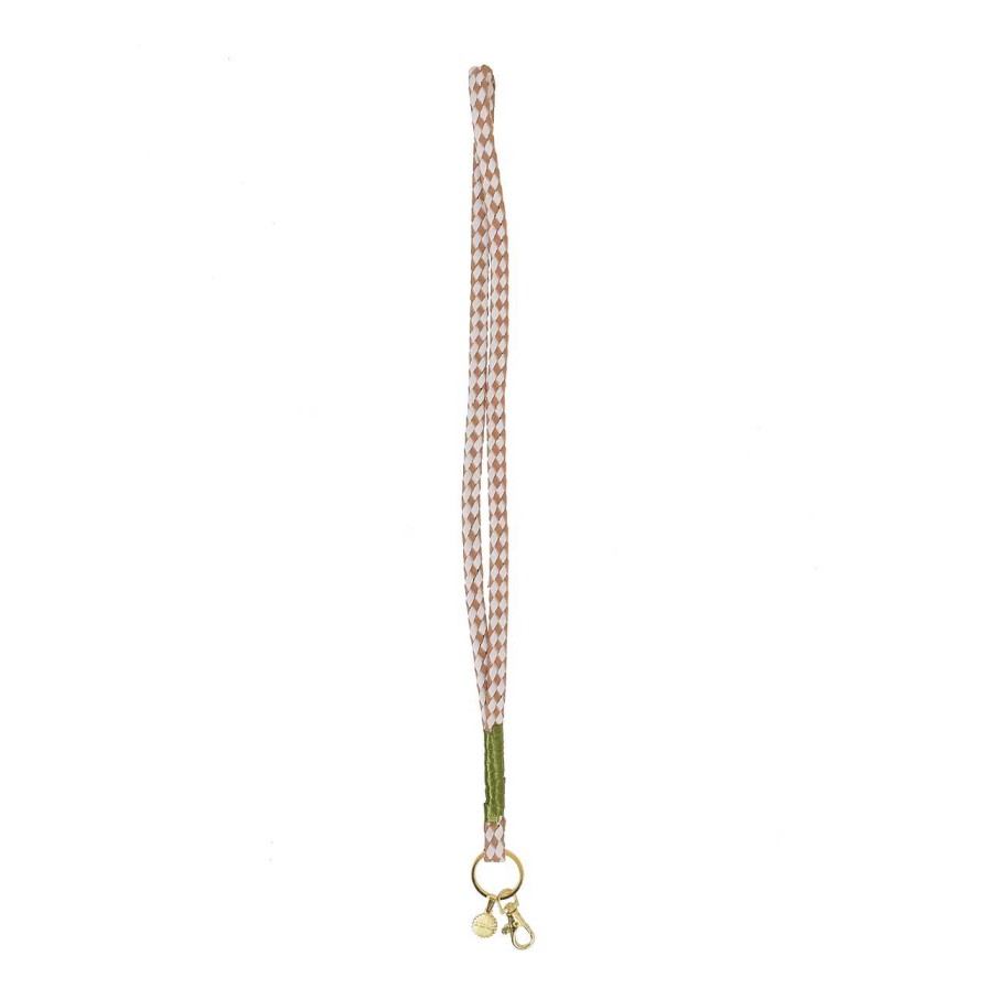 Accessories La Garçonne Accessoires | Lanyard White Brown