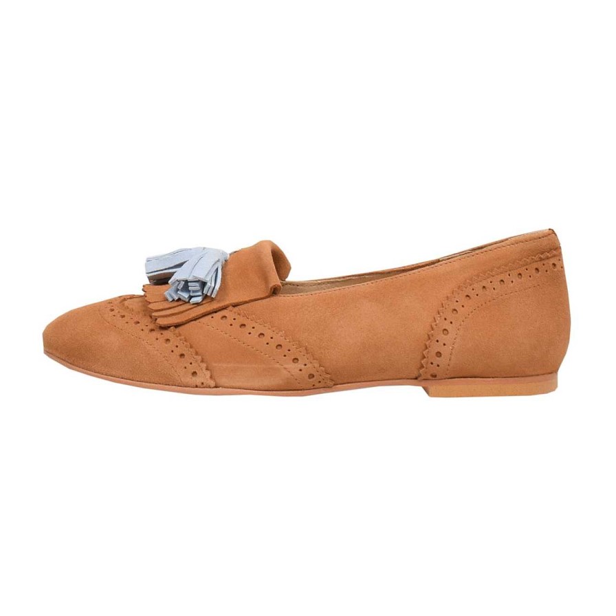 Shoes La Garçonne | Chloe Loafer Ante Cuoio Sky