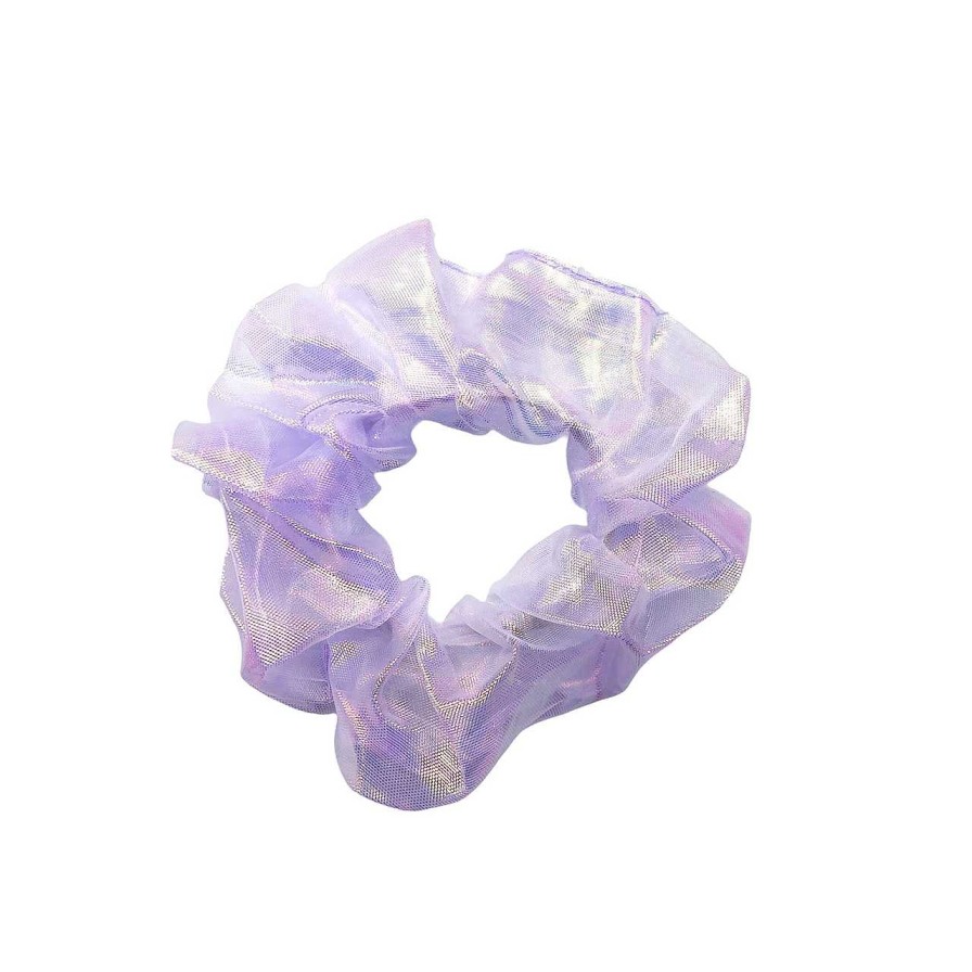 Accessories Voila | Arielle Scrunchie Shiny Lavender