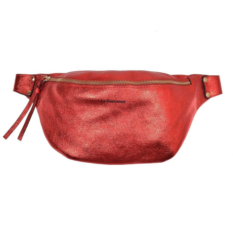 Bags La Garçonne Accessoires | Alma Grande Bum Bag Rosso 508