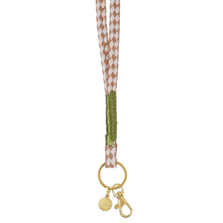 Accessories La Garçonne Accessoires | Lanyard White Brown