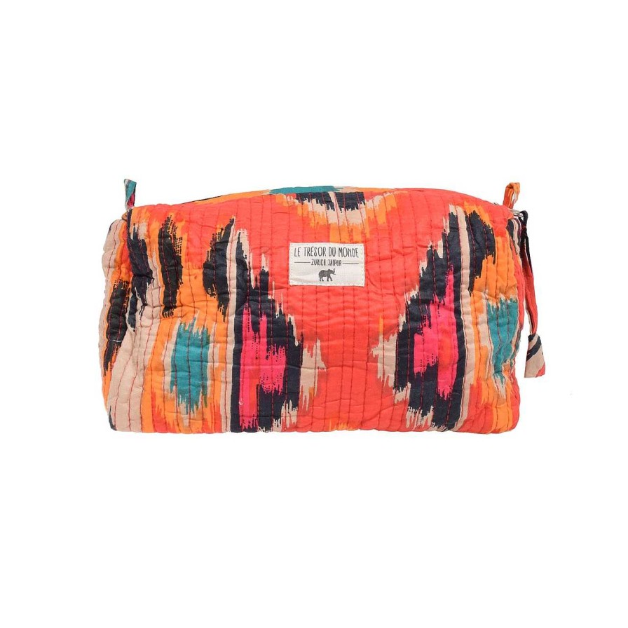 Bags Le Trésor Du Monde | Ikat Medium Necessaire Red