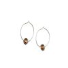 Accessories Atelier Coquet | Hoop Earrings Smoky Silver