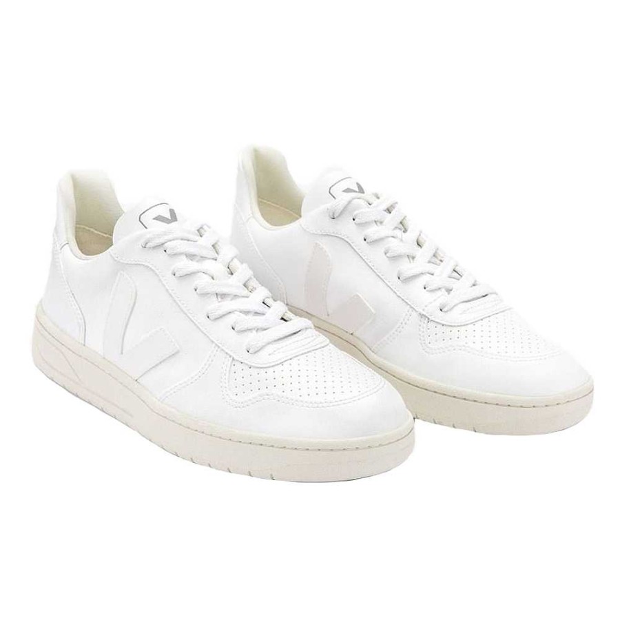 Shoes Veja | V-10 Cwl Sneaker Full White