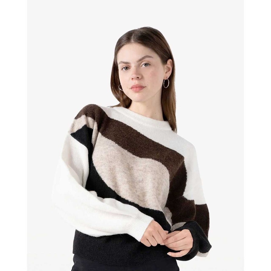 Clothing Another Label | Bella Knitted Sweater Multicolour