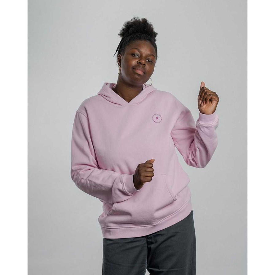 Clothing Girls are awesome | Messy Morning Hoody Pale Pink