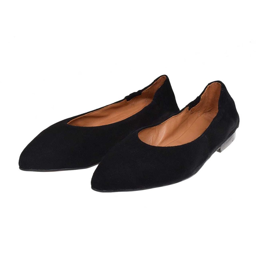 Shoes La Garçonne | Celine Ballerina Negro 2.0