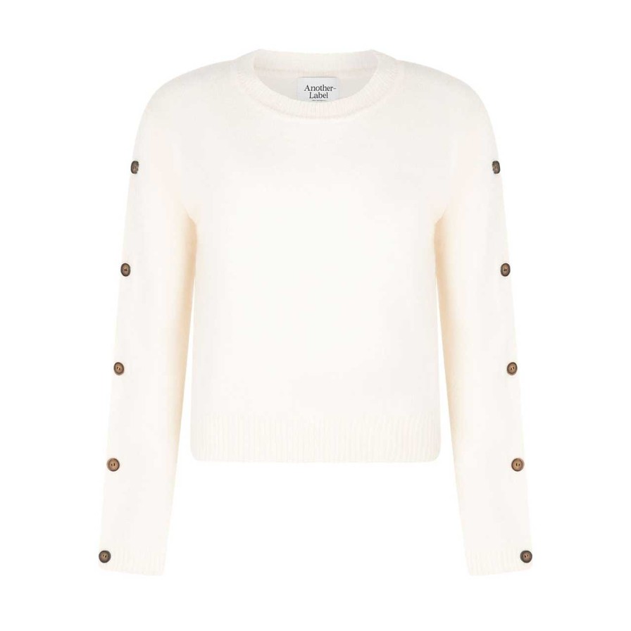 Clothing Another Label | Suzy Knitted Sweater Egg White