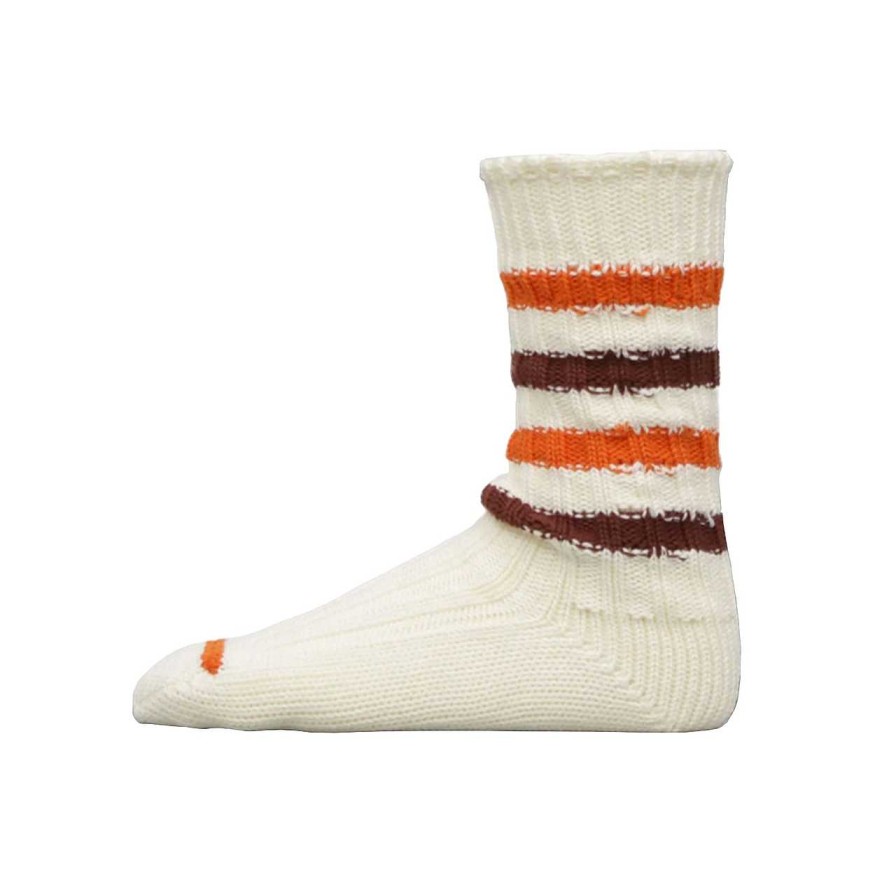 Accessories Decka | Heavyweight Socks Ecru Orange