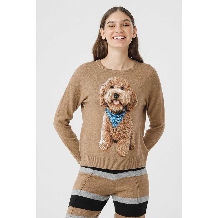 Clothing Nitt Studio | Mozart Knitted Sweater Camel