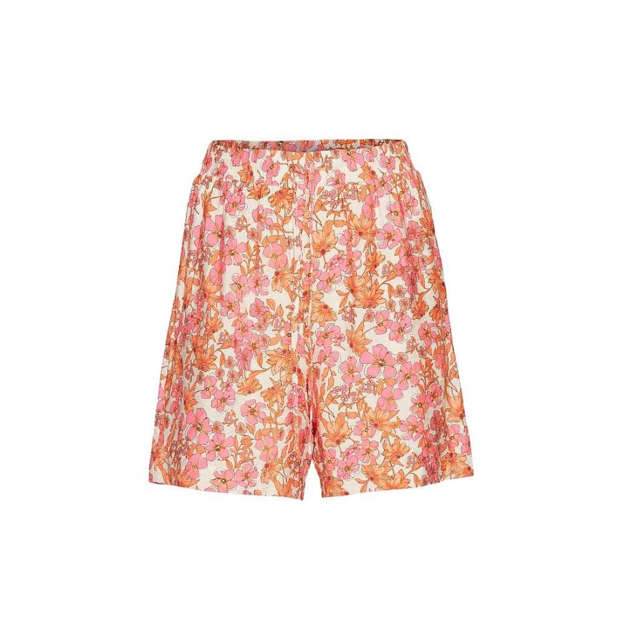 Clothing MSCH Copenhagen | Adanaya Ladonna Shorts A Pink Flower