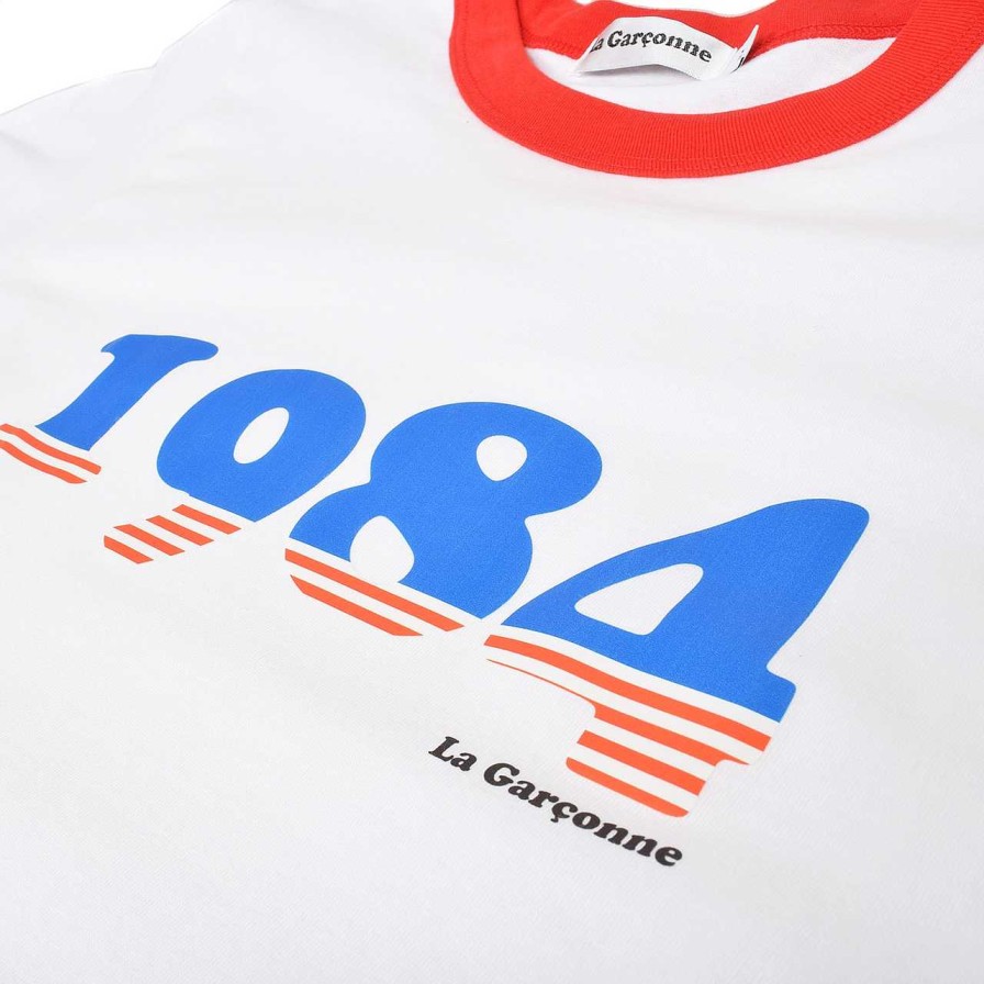 Clothing La Garçonne Vetements | 1984 T-Shirt Blanc/Rouge