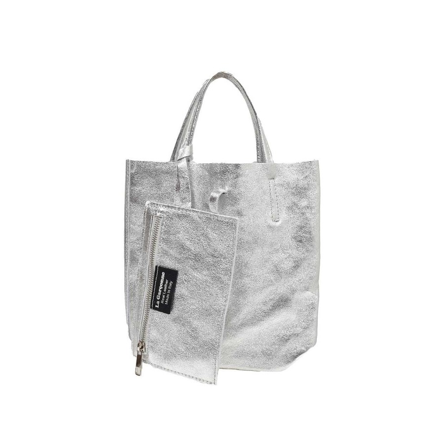 Bags La Garçonne Accessoires | Daphne Bag Metallic Argento