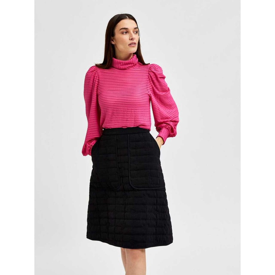 Clothing Selected Femme | Levy Sweater Pink Yarrow