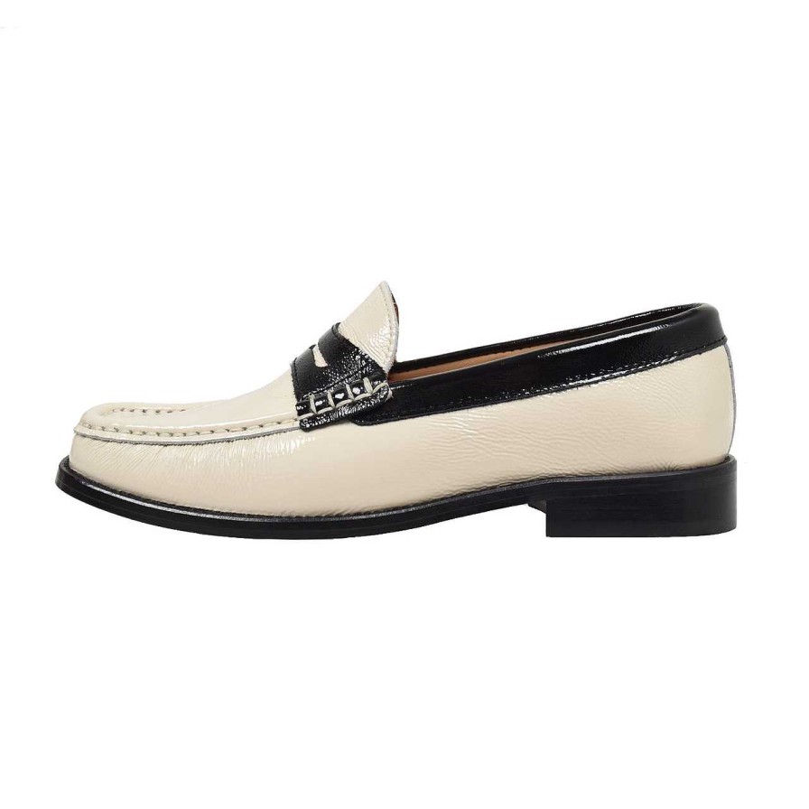 Shoes La Garçonne | Gloria Loafer Beige Black